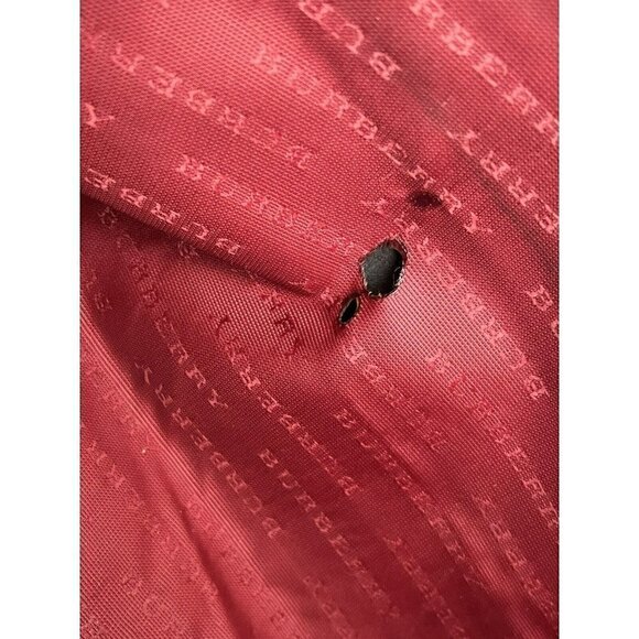 BURBERRY Vintage Black Leather Shoulder Hand Bag - Picture 10 of 12